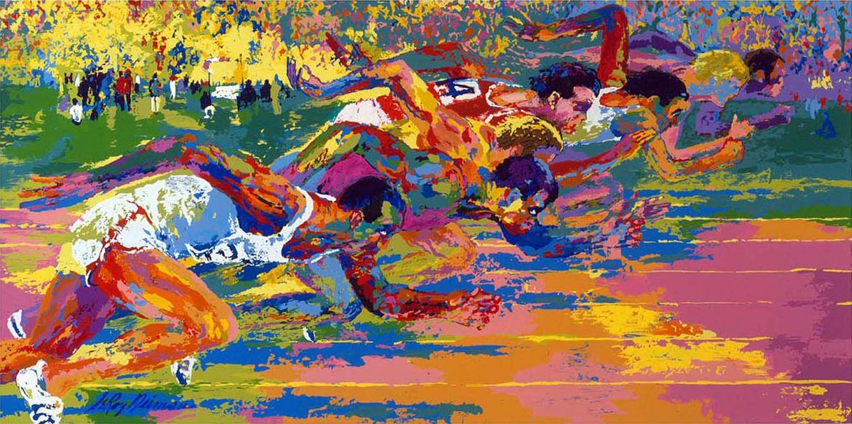 Opera lui LeRoy Neiman, pictorul olimpic, cu o carieră de peste 60 de ani imortalizând sportul