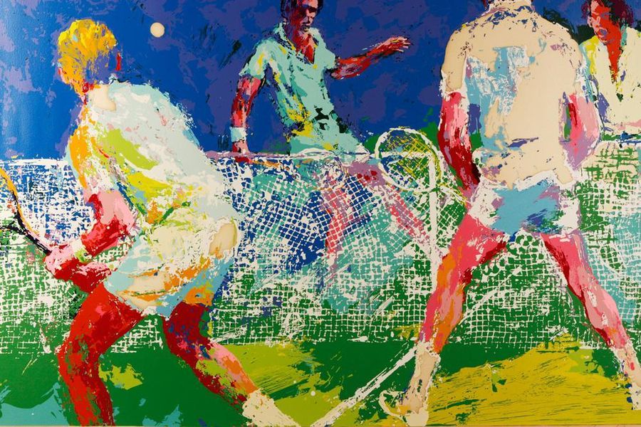 Pictorul care a imortalizat-o pe Nadia Comăneci la Montreal: „Vreau eroi în lucrările mele!” » Artistul a schițat generații întregi la Wimbledon
