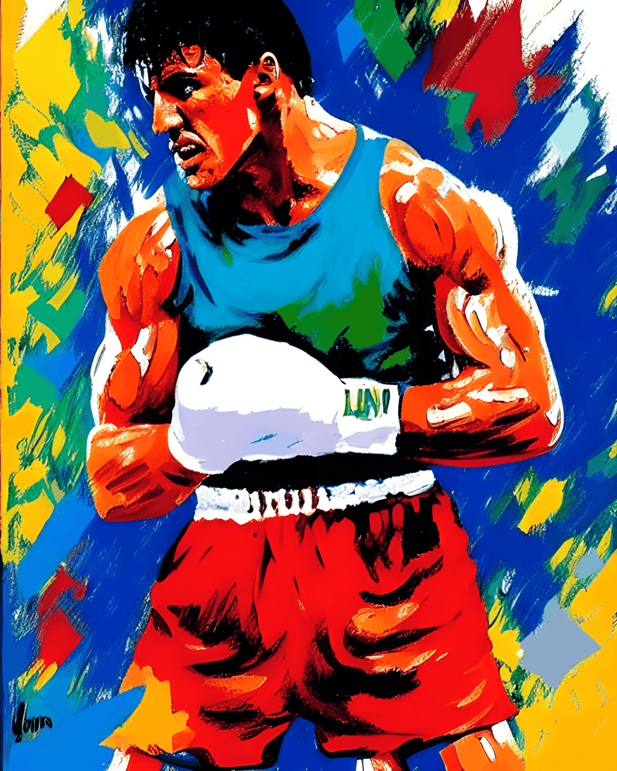 Opera lui LeRoy Neiman, pictorul olimpic, cu o carieră de peste 60 de ani imortalizând sportul