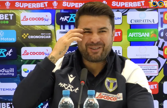 Adrian Mutu, show în prima conferință la Ploiești: „Nu-l aduceam pentru că e frumușel!”