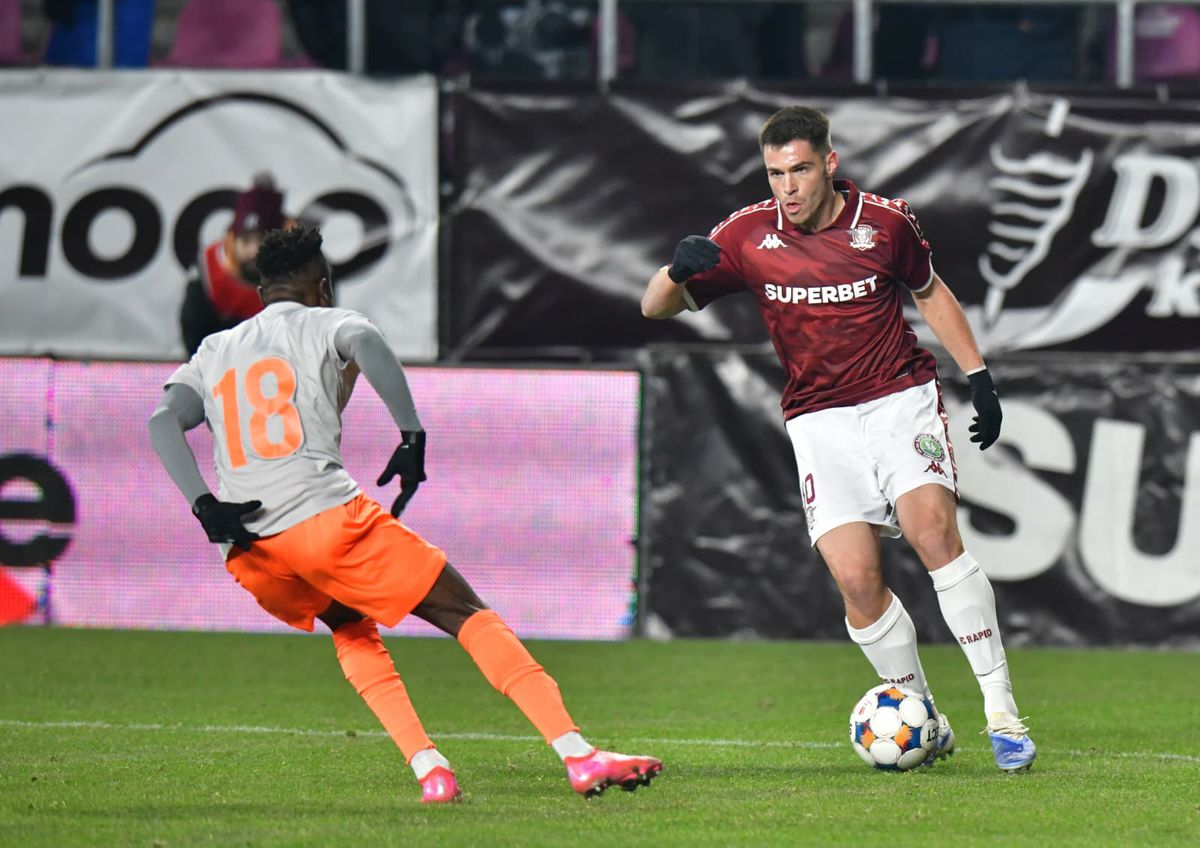 Rapid s-a chinuit cu Metaloglobus la -10 grade, dar Dobre a salvat-o din nou » Schimbare de lider