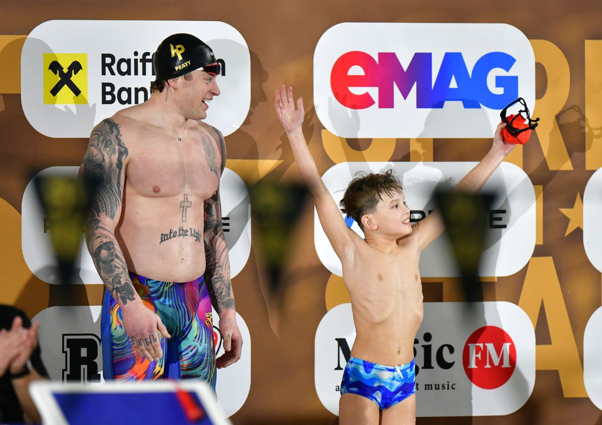 David Popovici, impresionat de participanții la „Sprint with the Stars” de la Otopeni: „Gestul acesta mă emoționează cel mai mult”