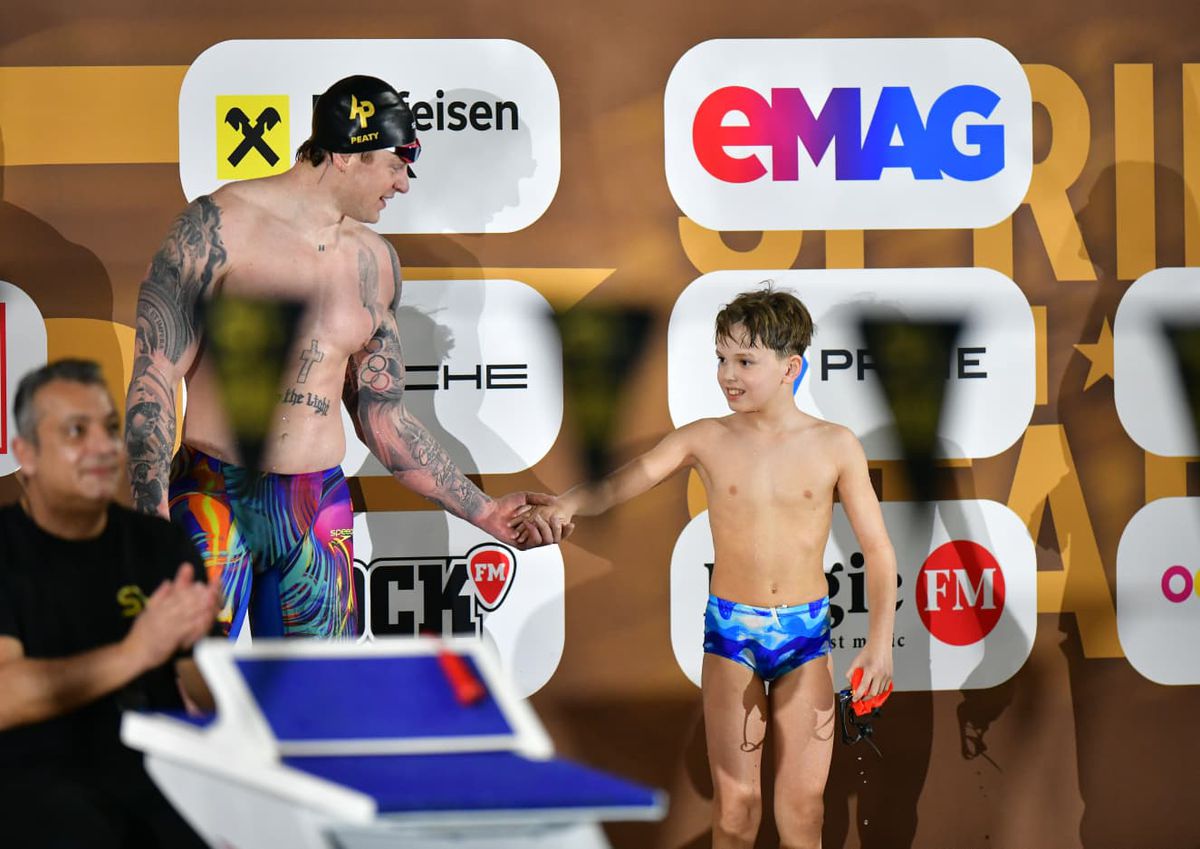 David Popovici, impresionat de participanții la „Sprint with the Stars” de la Otopeni: „Gestul acesta mă emoționează cel mai mult”