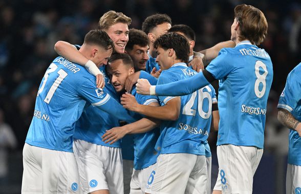 Napoli câștigă cu emoții și păstrează șanse la „scudetto” » Cum arată clasamentul din Serie A