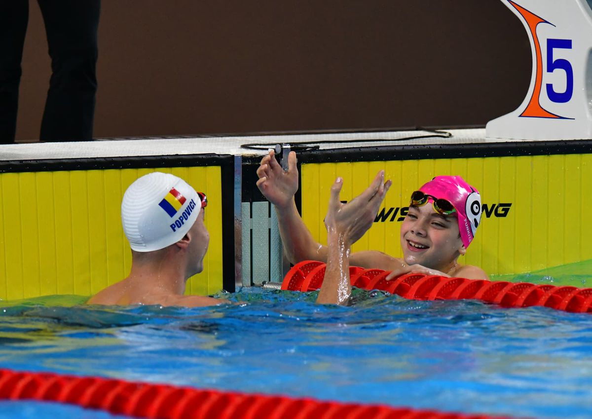 David Popovici, impresionat de participanții la „Sprint with the Stars” de la Otopeni: „Gestul acesta mă emoționează cel mai mult”