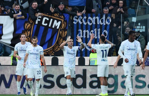 Udinese - Inter 0-1 » Victorie importantă pentru Chivu și „nerazzurrii” se detașează în fruntea clasamentului din Italia