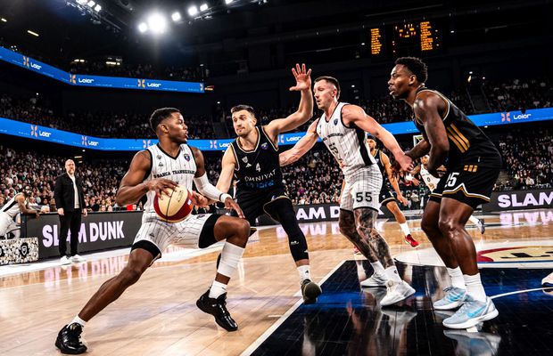 Spectacol baschetbalistic în BTarena! U-BT Cluj-Napoca a visat, dar a fost adusă cu picioarele pe pământ de Dubai Basketball