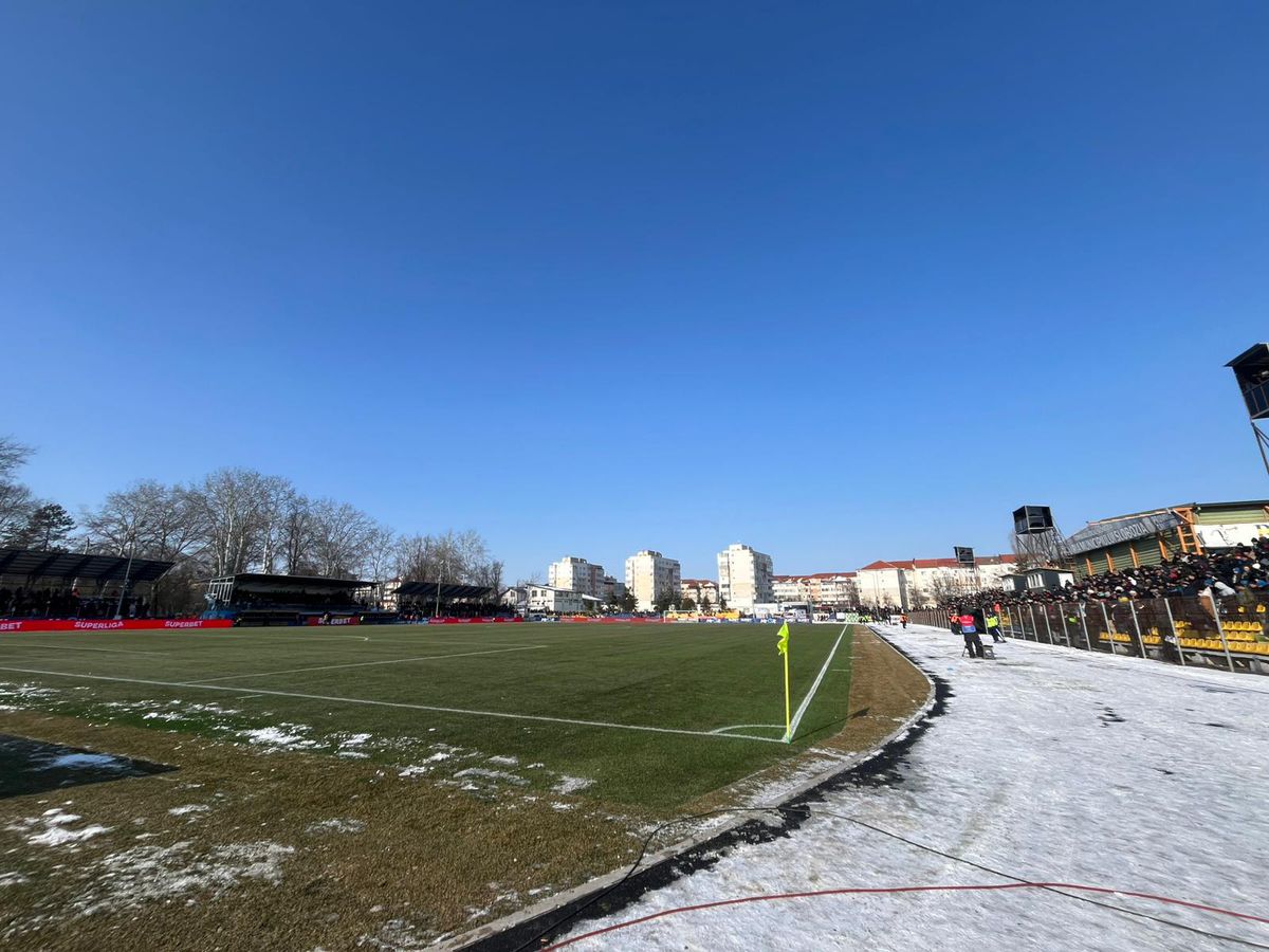 Unirea Slobozia - UTA Arad, imagini înaintea partidei