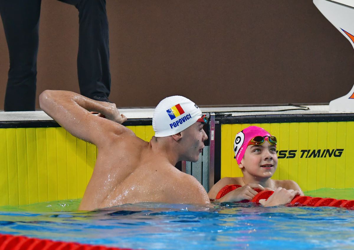 David Popovici, impresionat de participanții la „Sprint with the Stars” de la Otopeni: „Gestul acesta mă emoționează cel mai mult”