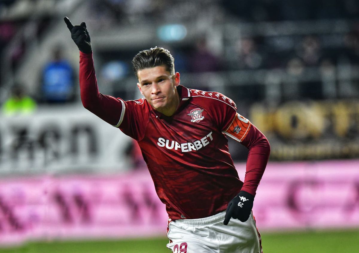 Rapid s-a chinuit cu Metaloglobus la -10 grade, dar Dobre a salvat-o din nou » Schimbare de lider