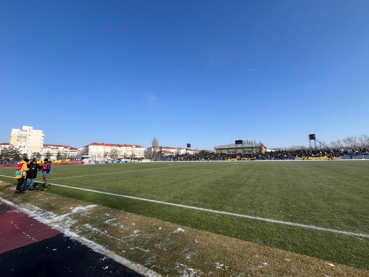 Unirea Slobozia - UTA Arad, imagini înaintea partidei