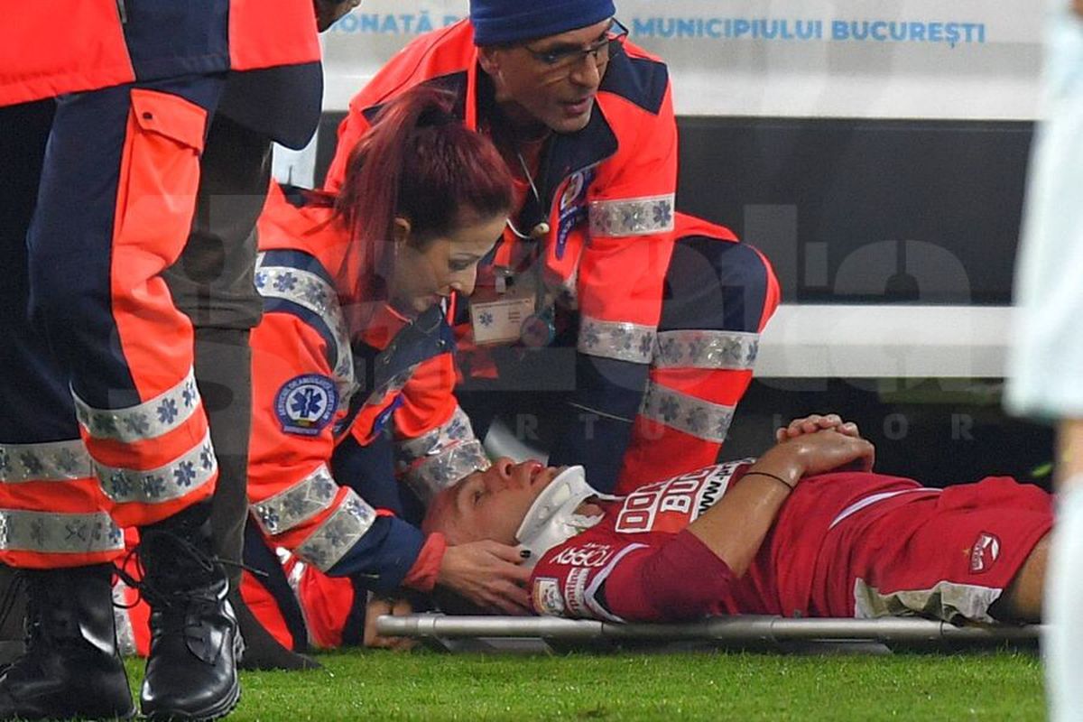 EXCLUSIV Slavko Perovic, prima reacție după accidentarea horror din Dinamo - FCSB: „Sunt în afara oricărui pericol”