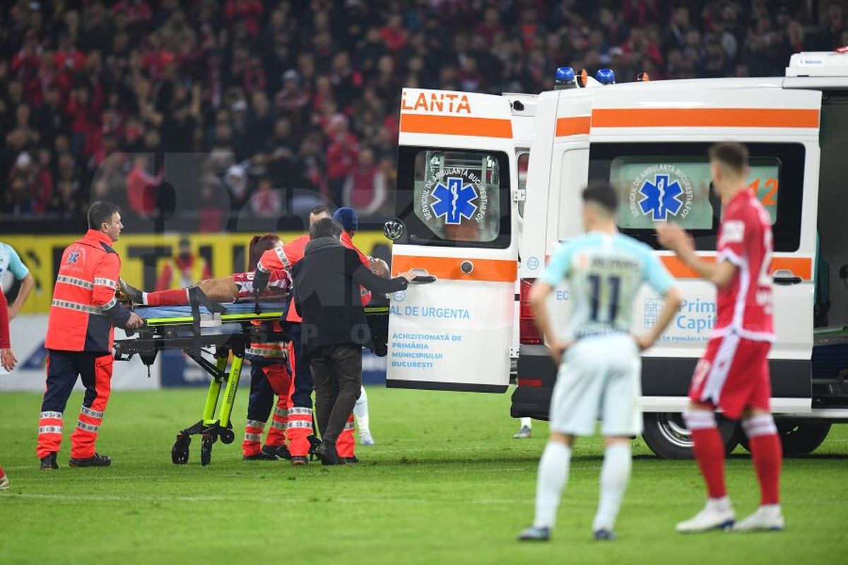 EXCLUSIV Slavko Perovic, prima reacție după accidentarea horror din Dinamo - FCSB: „Sunt în afara oricărui pericol”