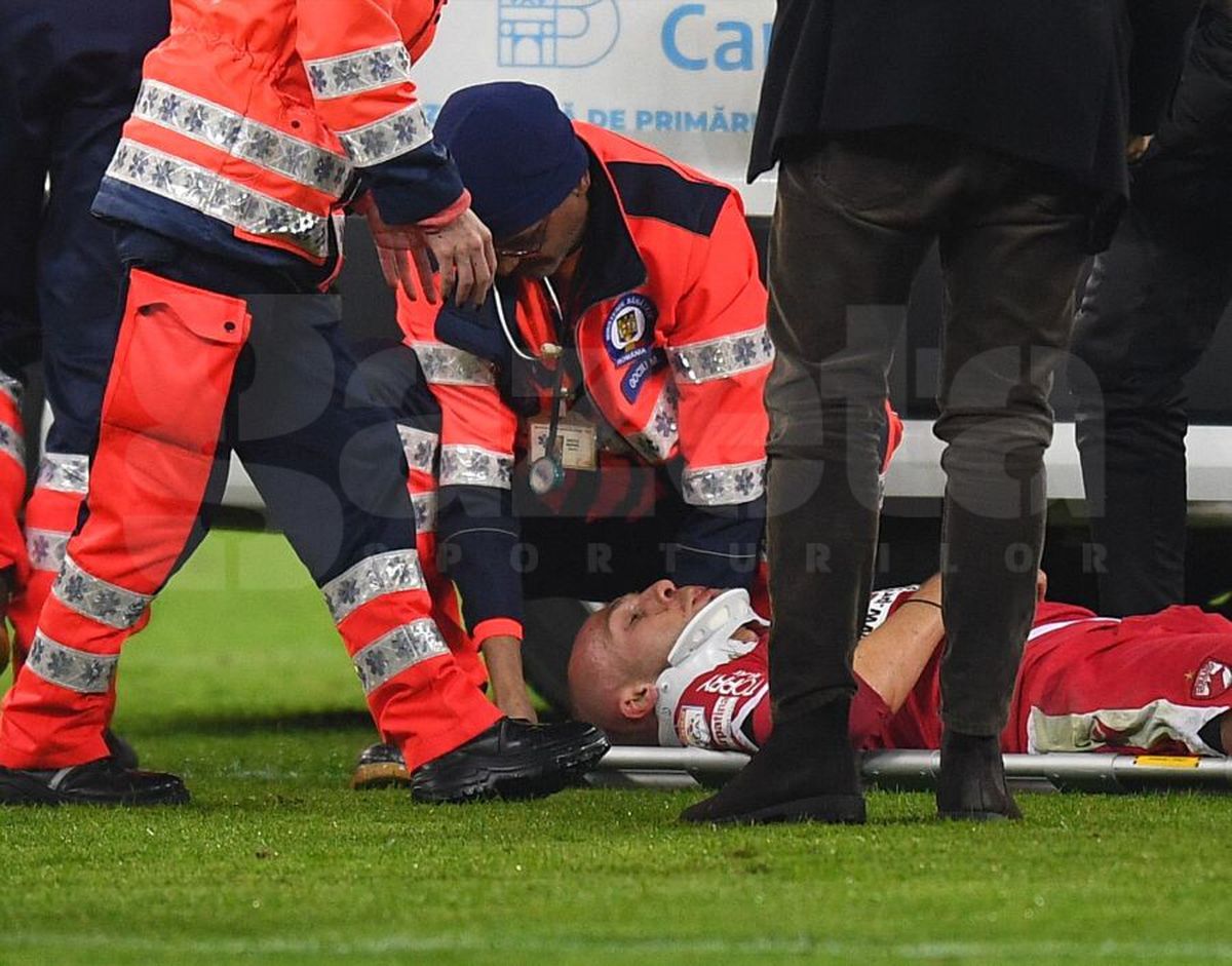 EXCLUSIV Slavko Perovic, prima reacție după accidentarea horror din Dinamo - FCSB: „Sunt în afara oricărui pericol”