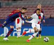 Pique versus Mbappe în Barcelona - PSG. Foto: reuters