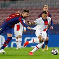 Pique versus Mbappe în Barcelona - PSG. Foto: reuters
