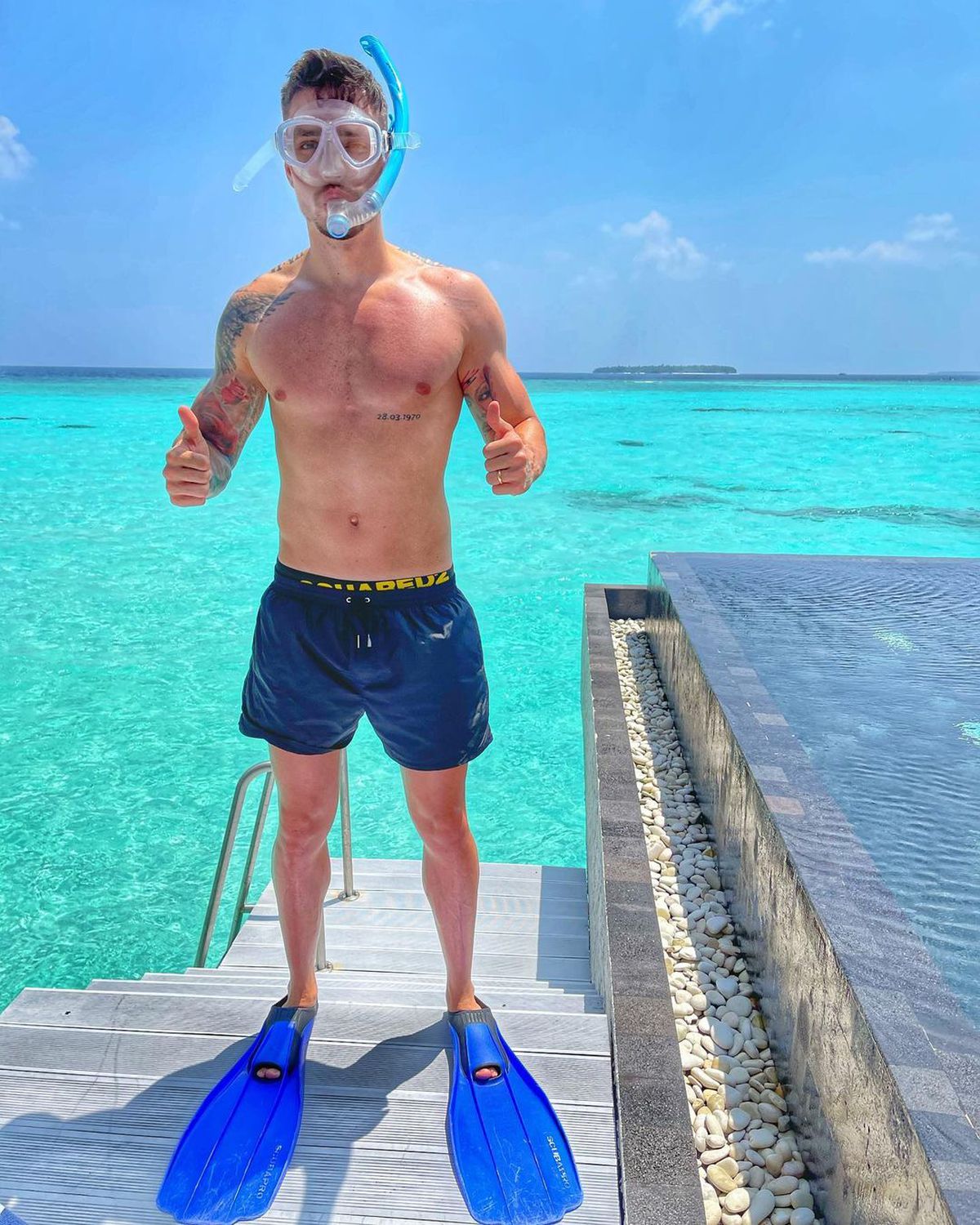 FOTO. Vlăduța Lupău a fugit cu iubitul fotbalist în Maldive » Imagini de senzație din vacanță