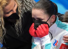 Așa arată durerea! Kamila Valieva a plâns în hohote la Beijing, după ce a ratat podiumul olimpic
