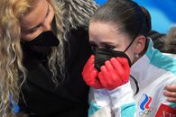 Kamila Valieva a plâns în hohote la Beijing, după ce a ratat podiumul olimpic