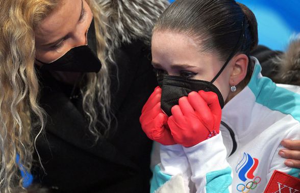Kamila Valieva a plâns în hohote la Beijing, după ce a ratat podiumul olimpic