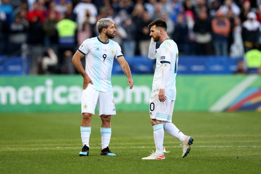 Sergio Aguero și Lionel Messi/ foto: Guliver/GettyImages