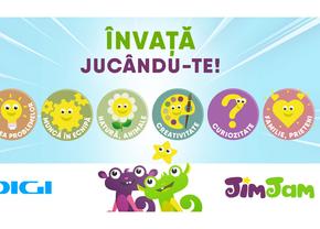 Televiziunea JimJam a introdus un nou sistem de iconiţe de învățare, în sprijinul părinților