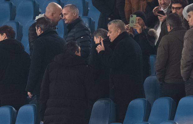 Ce nu s-a văzut la TV » Moment de nervozitate cu șefii Clujului în prim-plan: gestul dintre Nelu Varga și Balaj, imediat după Lazio - CFR