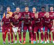 Titularii lui CFR Cluj pe „Olimpico”, cu Lazio // foto: Imago Images