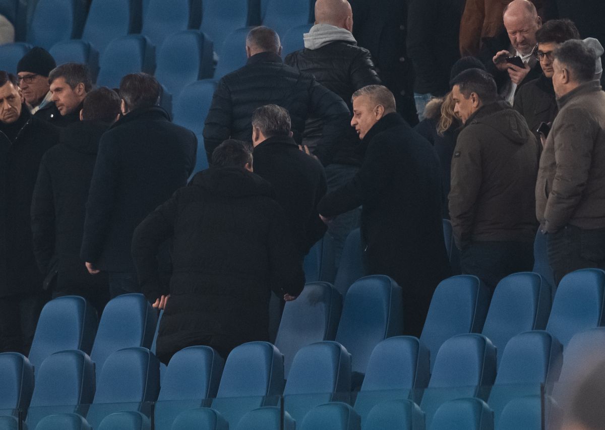 Ce nu s-a văzut la TV » Moment de nervozitate cu șefii Clujului în prim-plan: gestul dintre Nelu Varga și Balaj, imediat după Lazio - CFR