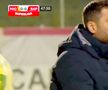 Mutu, scos din sărite! Și-a vărsat nervii pe un jucător în timpul meciului cu Mioveni