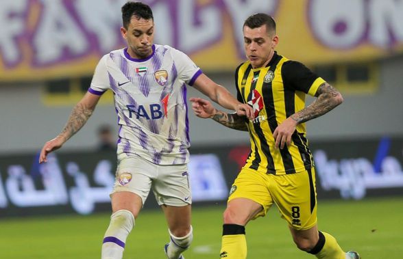 Alex Cicâldău, remarcat la Al-Ittihad Kalba » Gol și assist, dar eșec în prelungiri cu Al Ain!