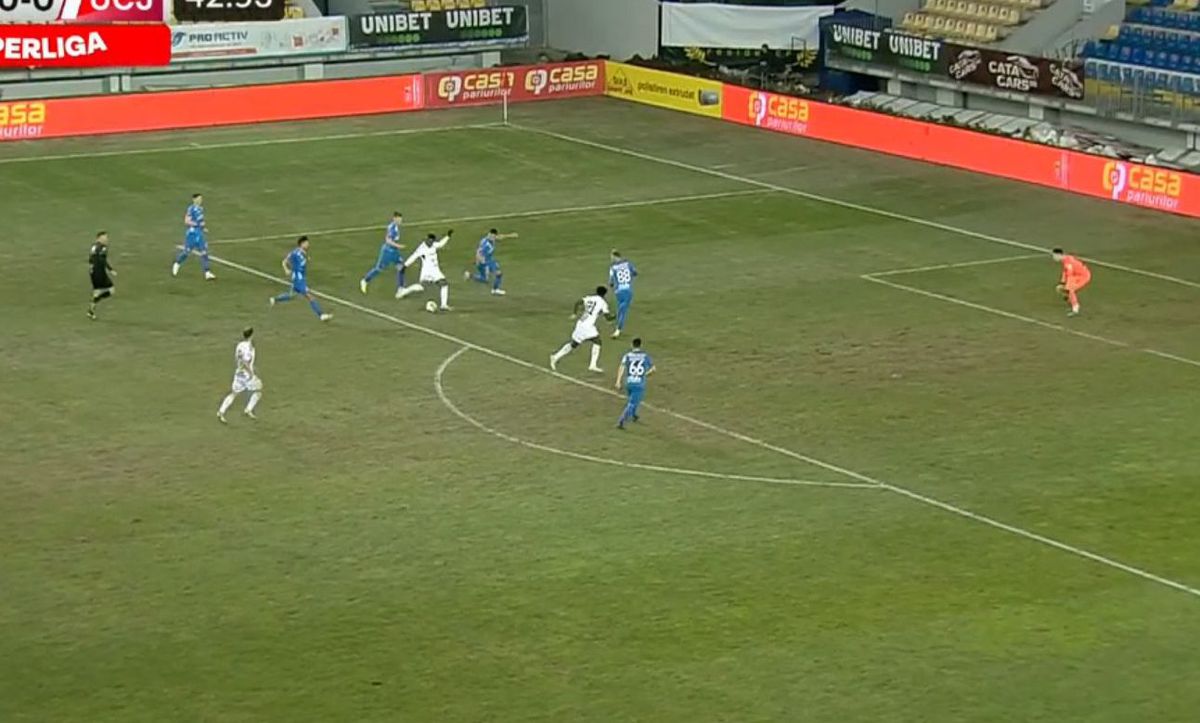 Thiam și Gomes, goluri superbe împotriva Chindiei » Doi colegi de la U Cluj s-au întrecut în lufturi