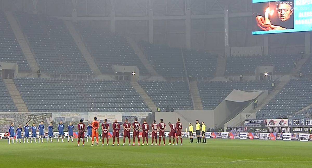 Minut de reculegere la FCU Craiova - CFR Cluj pentru Alexei Navalny