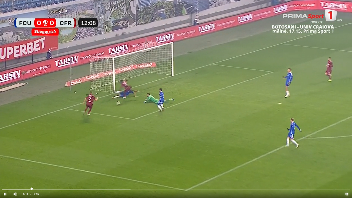 Primul gol marcat de El Kaddouri la CFR Cluj