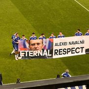 Minut de reculegere la FCU Craiova - CFR Cluj pentru Alexei Navalny