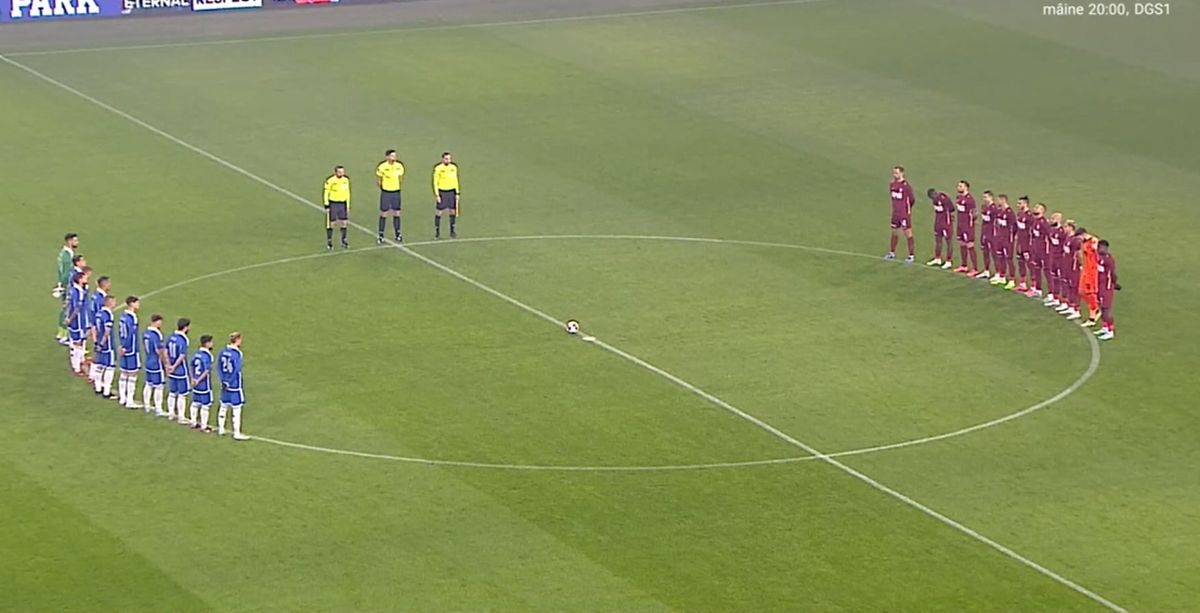 Minut de reculegere la FCU Craiova - CFR Cluj pentru Alexei Navalny