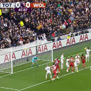 Greșeala apărării lui Tottenham cu Wolves
