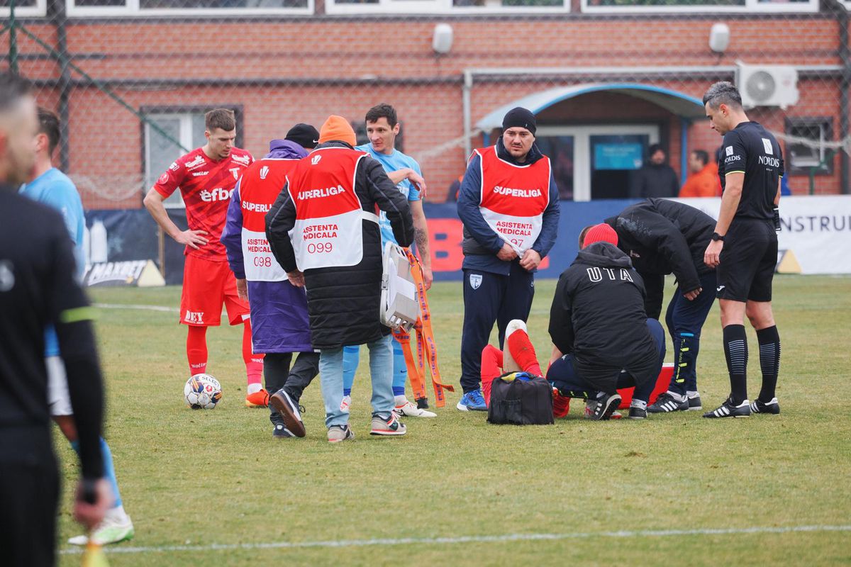 FOTO FC Voluntari - UTA Arad meci #2 17.02.2024, foto: Ionuț Iordache / GSP
