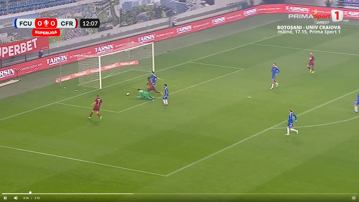 Primul gol marcat de El Kaddouri la CFR Cluj