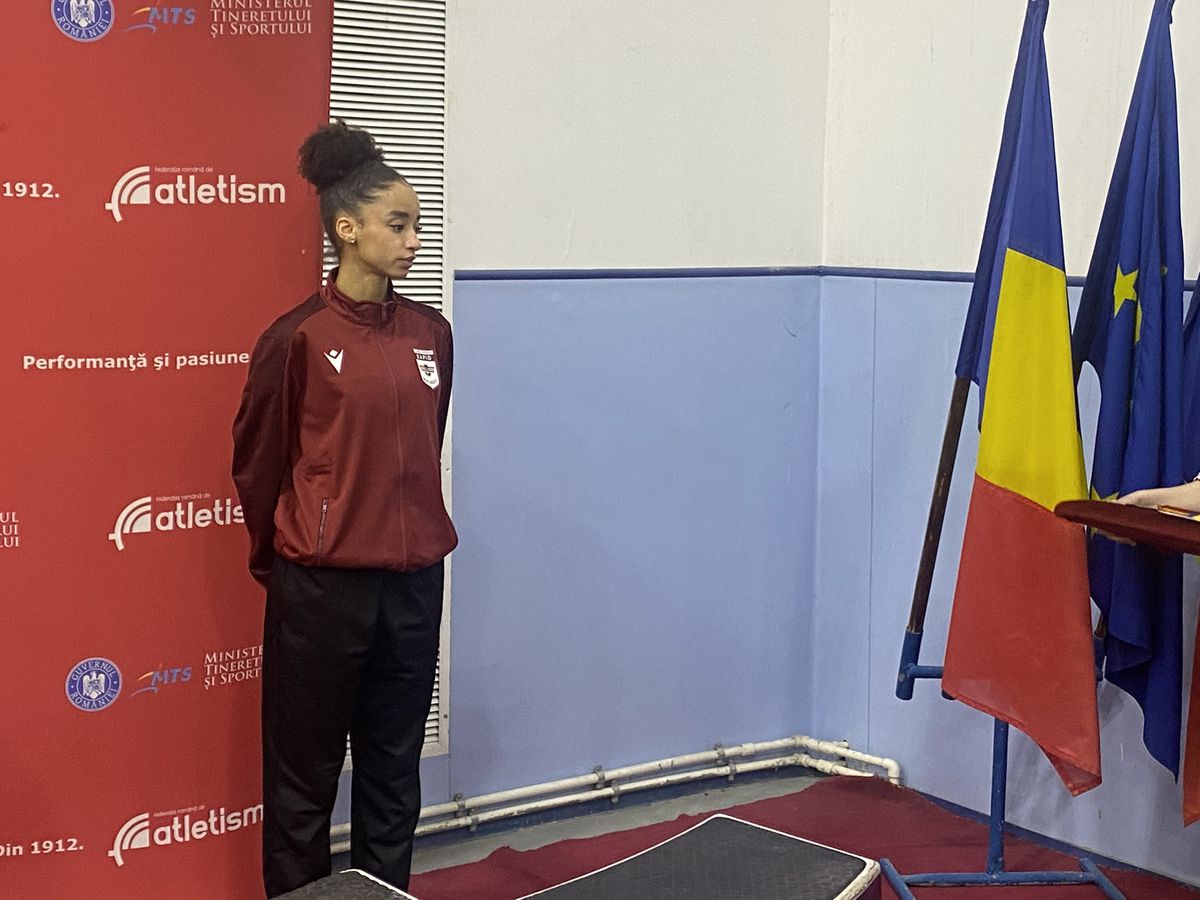 Jennifer Dossey, la Campionatul Național de Atletism (17 februarie 2024)