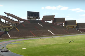 Cel mai ciudat stadion din lume a fost lăsat în paragină » Imagini colosale cu arena inaugurată cu peste 40 de ani în urmă