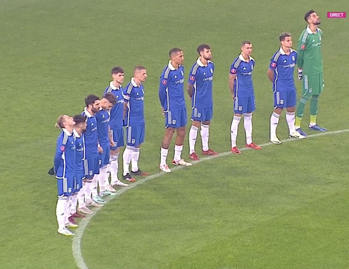 Minut de reculegere la FCU Craiova - CFR Cluj pentru Alexei Navalny