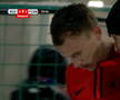 Alexandru Pantea s-a accidentat în Buzău - FCSB și a părăsit terenul în lacrimi, foto: captură Prima Sport