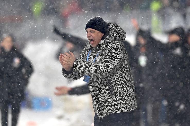 Marius Șumudică în Rapid - Botoșani, runda #27 din Superliga // Imagini surprinse de Eduard Vînătoru