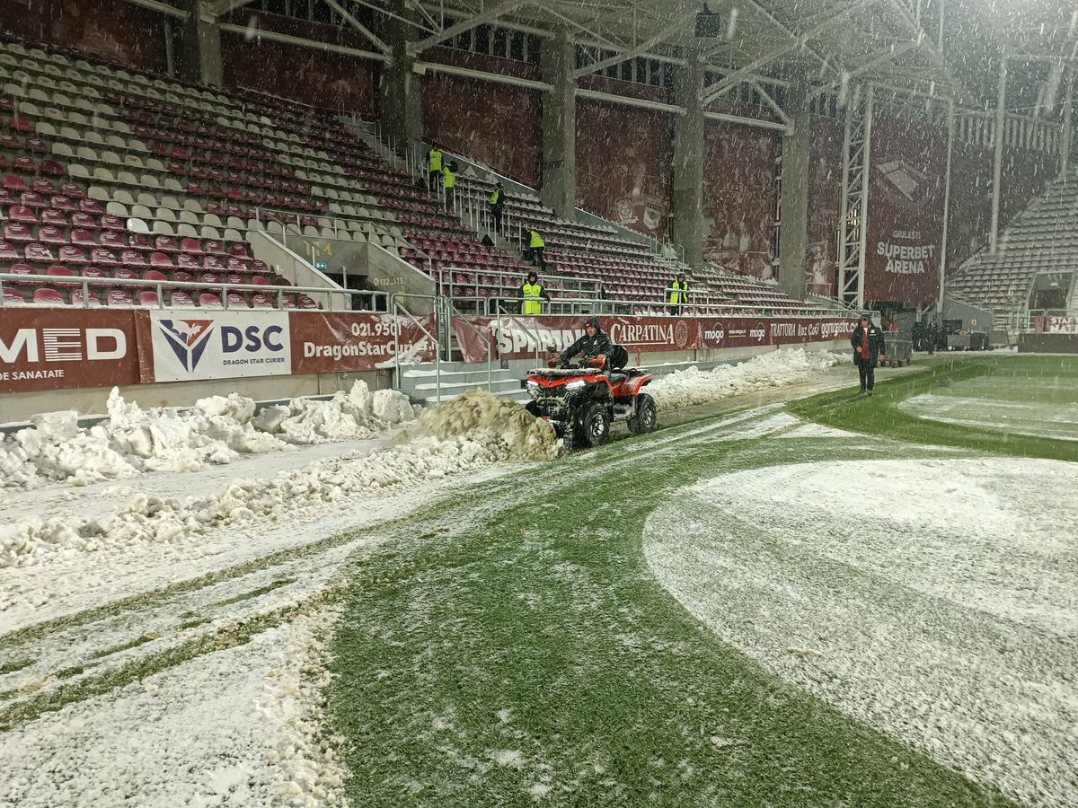 Cum arată gazonul de pe Giulești înainte de Rapid - Botoșani