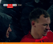 Alexandru Pantea s-a accidentat în Buzău - FCSB și a părăsit terenul în lacrimi, foto: captură Prima Sport