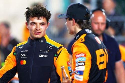 În 2024, Lando Norris (stânga) și Oscar Piastri au adus titlul la constructori pentru McLaren // foto: Guliver/gettyimages