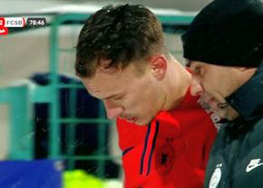 Lacrimi pe zăpadă! Consolat cu greu pe margine, după ce a fost schimbat la FCSB