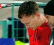 Alexandru Pantea s-a accidentat în Gloria Buzău - FCSB, foto: captură Prima Sport