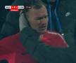 Alexandru Pantea s-a accidentat în Buzău - FCSB și a părăsit terenul în lacrimi, foto: captură Prima Sport